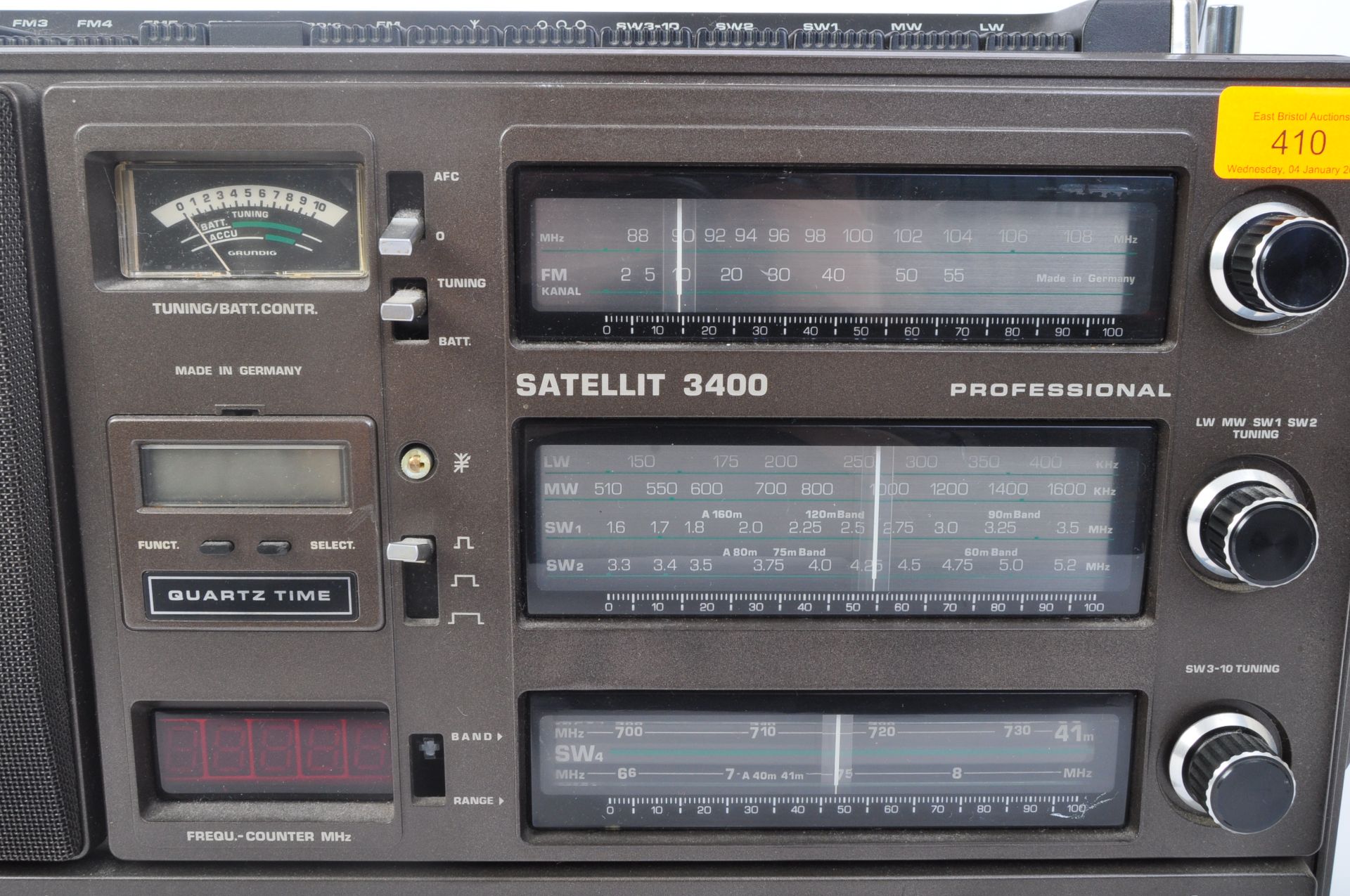 GRUNDIG - SATELLIT 3400 PROFESSIONAL RADIO - Image 4 of 5