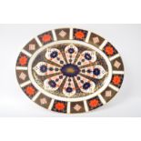 CONTEMPORARY ROYAL CROWN DERBY OLD IMARI OVAL PLATTER