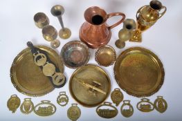 ASSORTED COLLECTION OF COPPER & BRASS