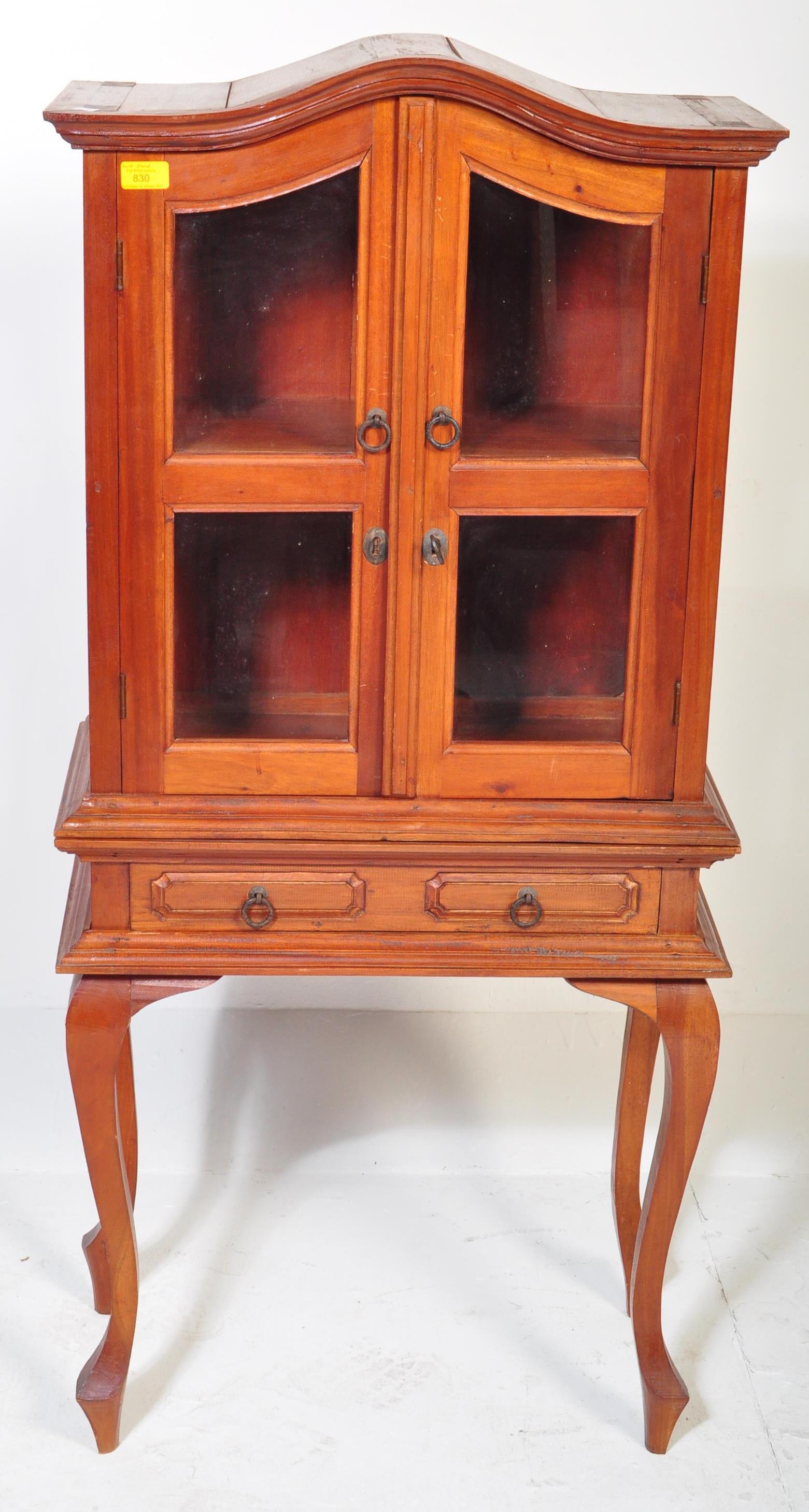 20TH CENTURY MAHOGANY CABINET ON STAND - Bild 2 aus 5