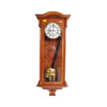 LARGE EARLY 20TH CENTURY VIENNA 8-DAY WALL CLOCK