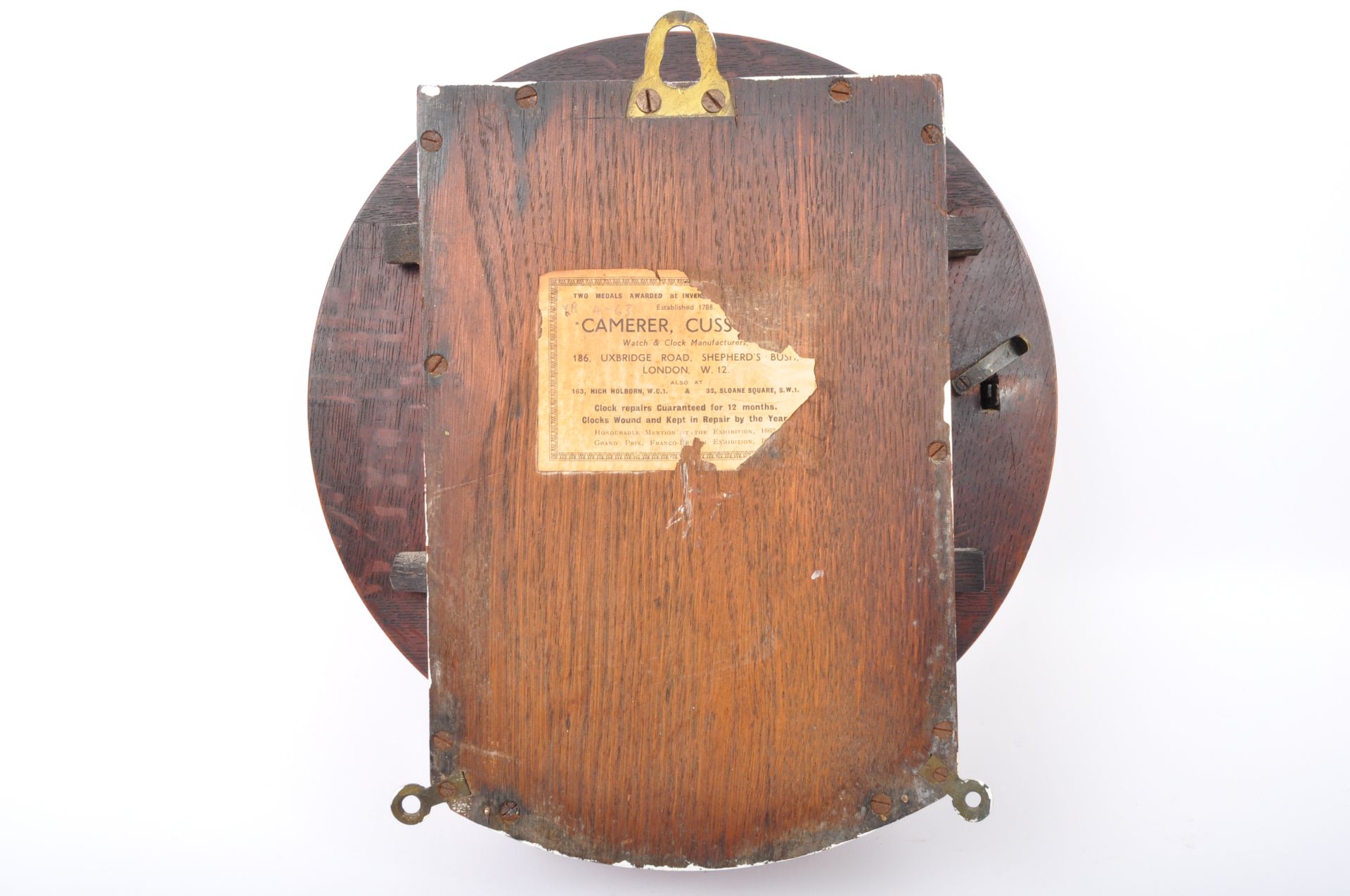 CAMERER CUSS & CO - 19TH CENTURY HAMMERSMITH HOSPITAL CLOCK - Image 4 of 6