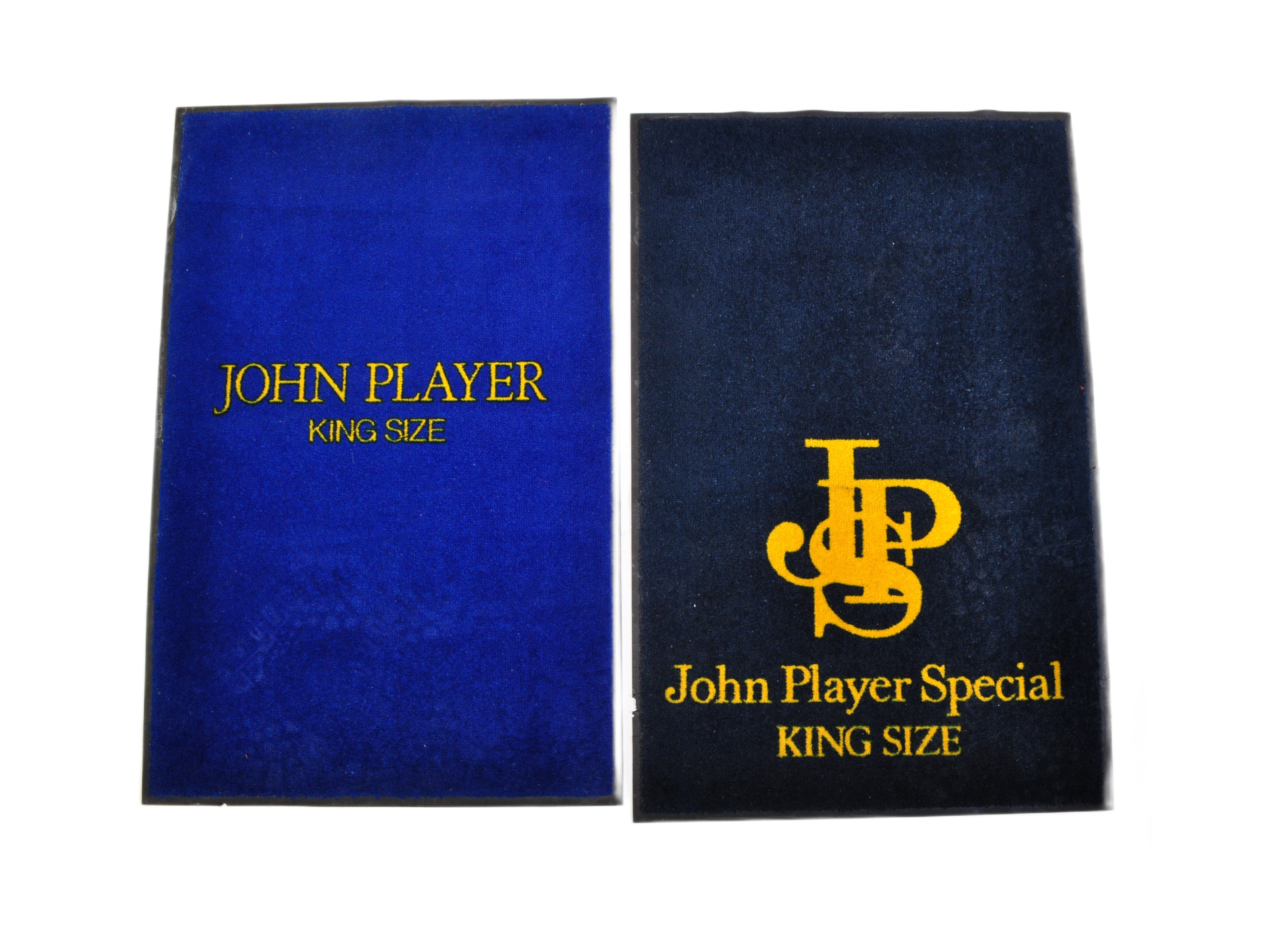 TWO VINTAGE JOHN PLAYER / JPS CARPETS