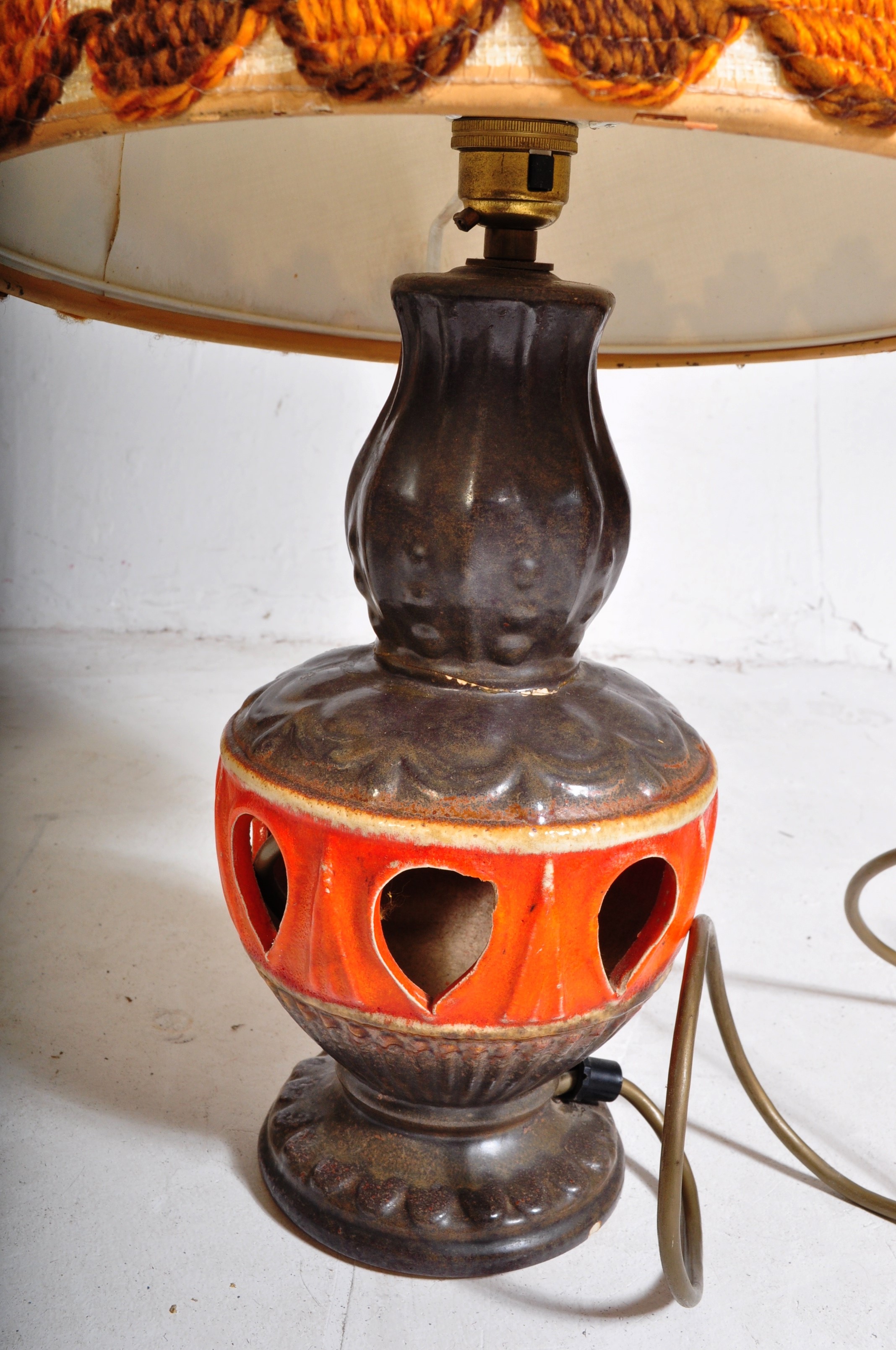 FOUR VINTAGE RETRO WEST GERMAN LAMPS - Image 4 of 5