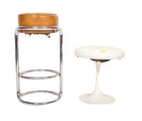 ARKANA MANNER MUSHROOM STOOL & RETRO 70'S BAR STOOL