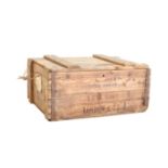 20TH CENTURY PINE SHIPPING CRATE