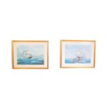 K. A. GRIFFIN - PAIR OF 20TH CENTURY NAUTICAL THEMED SIGNED PRINTS