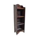 1920S OAK UPRIGHT BEADED BOOKCASE