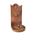 ARTS & CRAFTS COPPER CHAMBER STICK CANDLESTICK