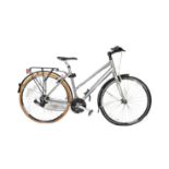 TREK LADIES MOUNTAIN BIKE IN SILVER COLOURWAY