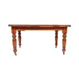 VICTORIAN 19TH CENTURY VICTORIAN FARMHOUSE DINING TABLE