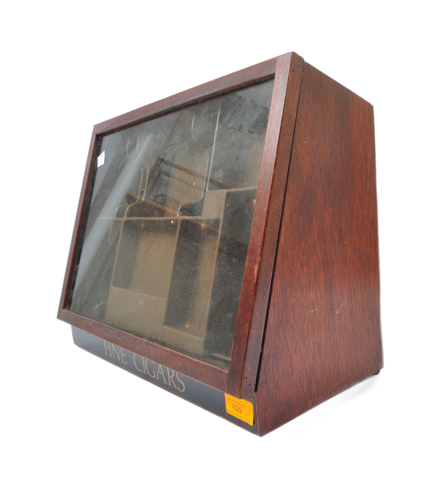 20TH CENTURY FINE CIGARS TOBACCONIST DISPLAY CASE