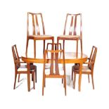 NATHAN FURNITURE - TEAK MID CENTURY TABLE & CHAIRS