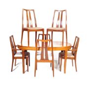 NATHAN FURNITURE - TEAK MID CENTURY TABLE & CHAIRS