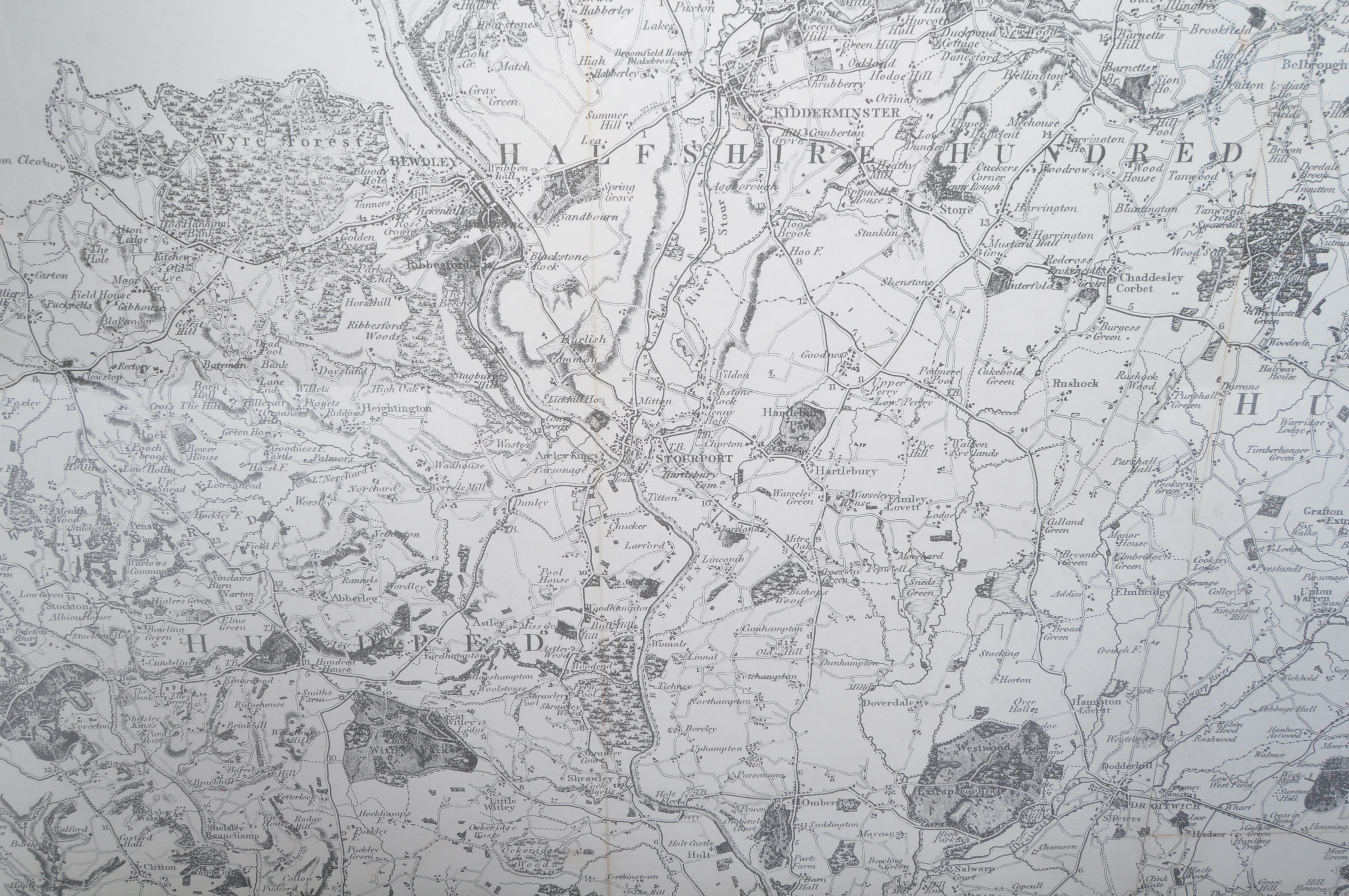 VINTAGE 20TH CENTURY ORDINANCE SURVEY MAP WORCESTER - Bild 4 aus 6