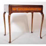 EDWARDIAN QUEEN ANNE REVIVAL WALNUT WRITING TABLE DESK