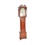 19TH CENTURY GEORGE III GASGOUGH WORKINGTON LONGCASE CLOCK