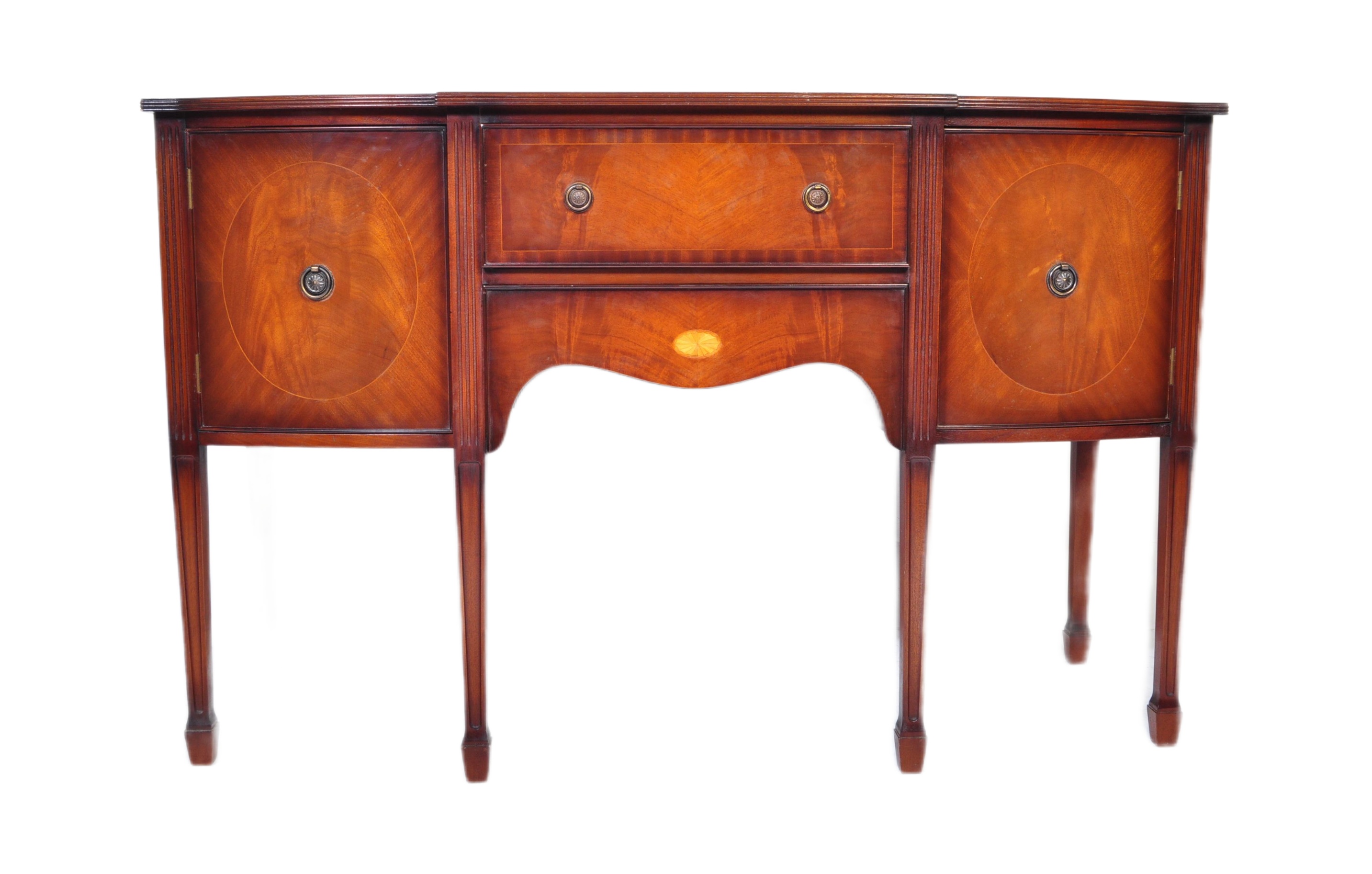 20TH CENTURY REGENCY REVIVAL MAHOGANY SIDEBOARD