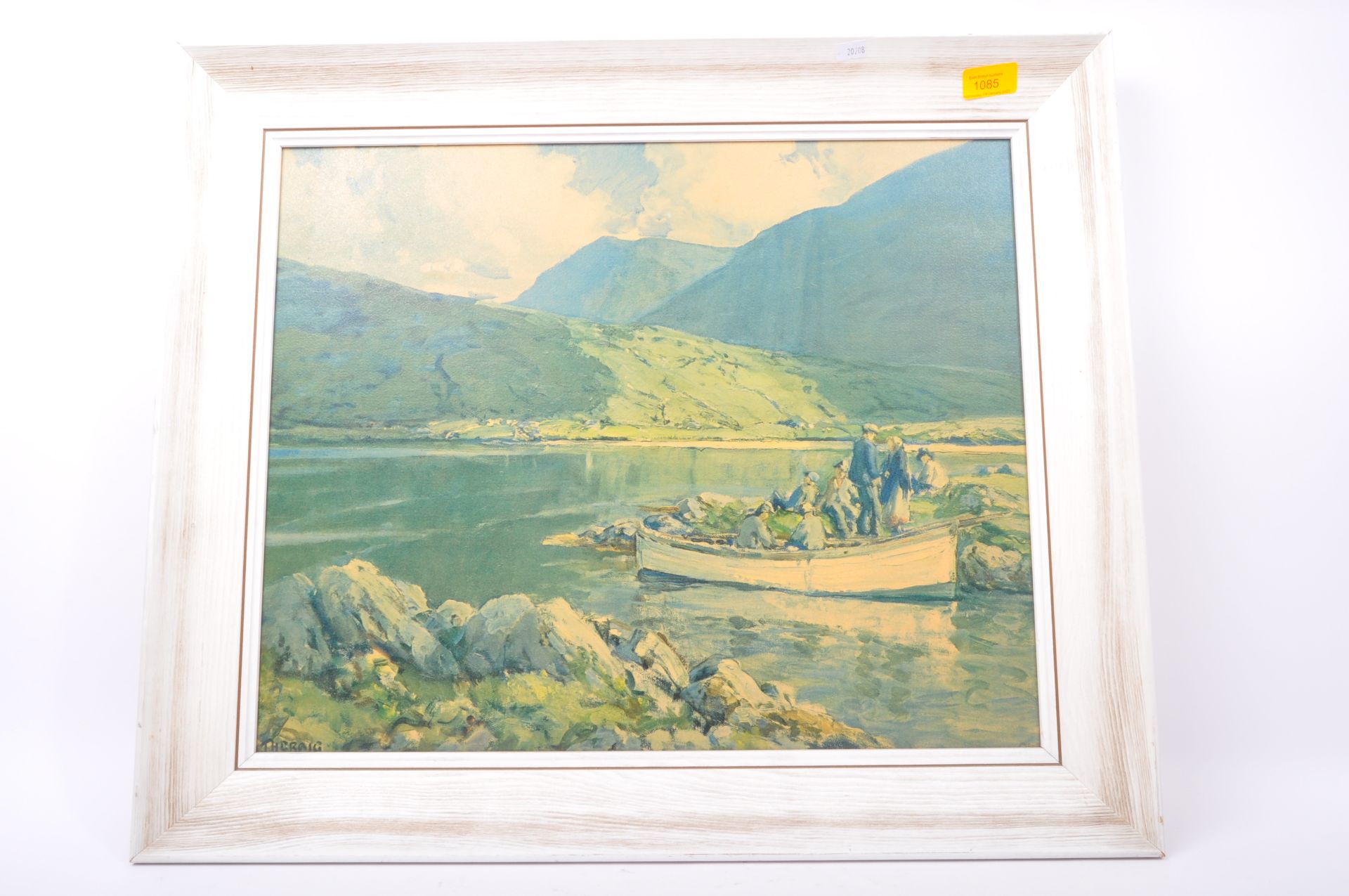 AFTER T. H. CRAIG - BELEIVED LOCH CORRIB - FRAMED PRINT - Image 2 of 6