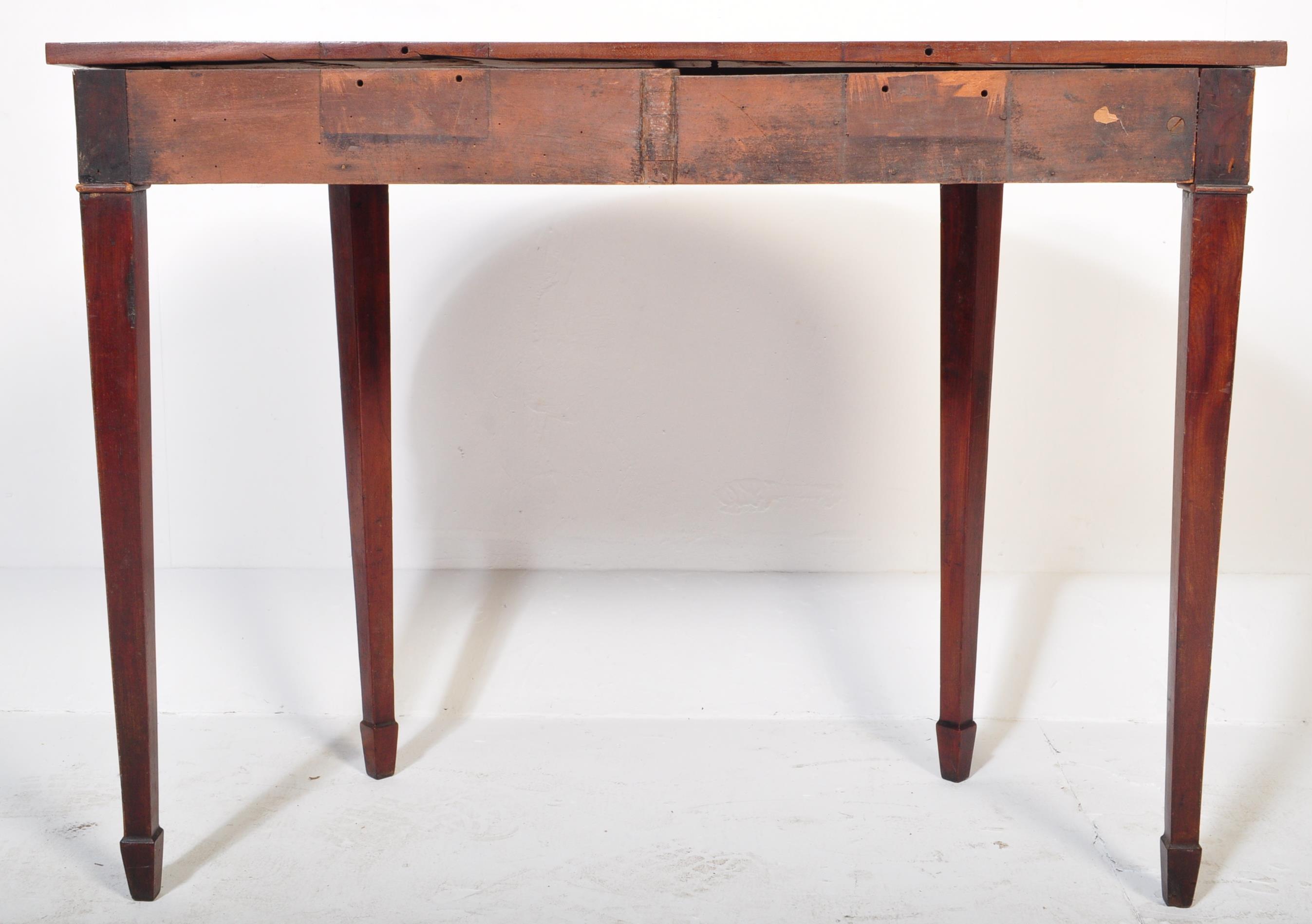 18TH CENTURY GEORGE III MAHOGANY CONSOLE TABLE - Bild 5 aus 5