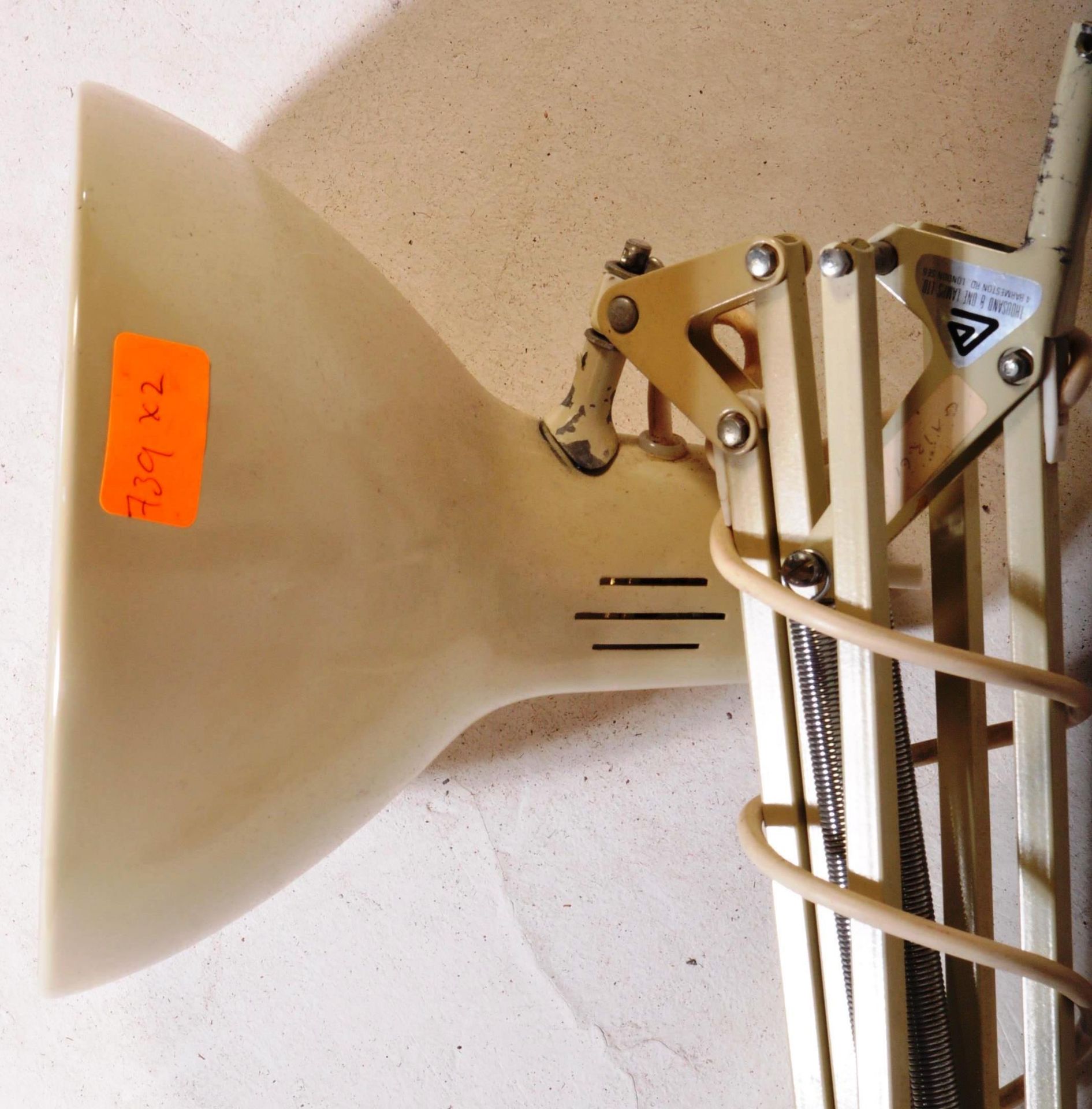 TWO MID CENTURY ANGLEPOISE HERBERT TERRY STYLE LAMPS - Image 4 of 5