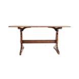 ERCOL - BRITISH MODERN DESIGNER - REFECTORY DINING TABLE