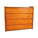 BRITISH MODERN DESIGN - BEEHIVE FRONT SHOE CHEST OF DRAWERS