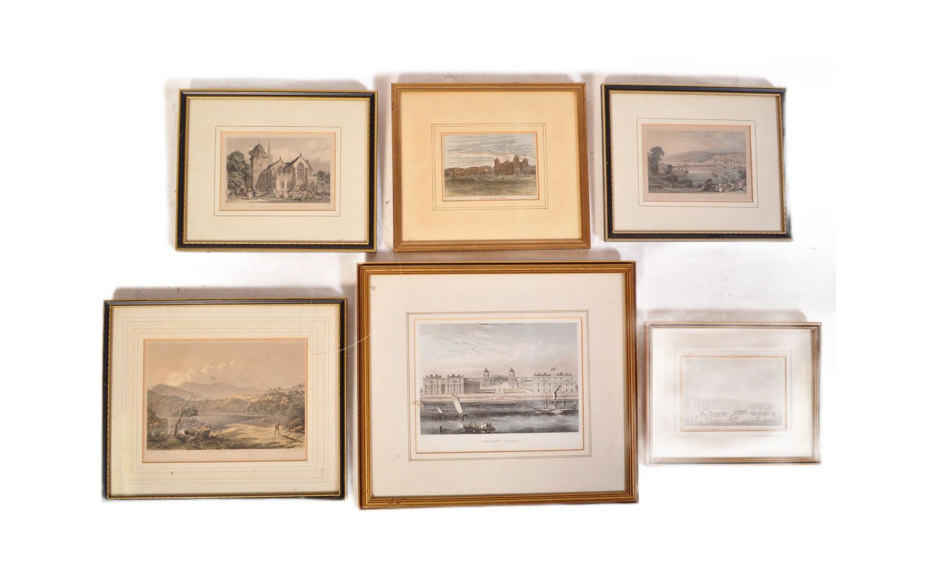 COLLECTION OF HISTORICAL BUILDING ETCHING