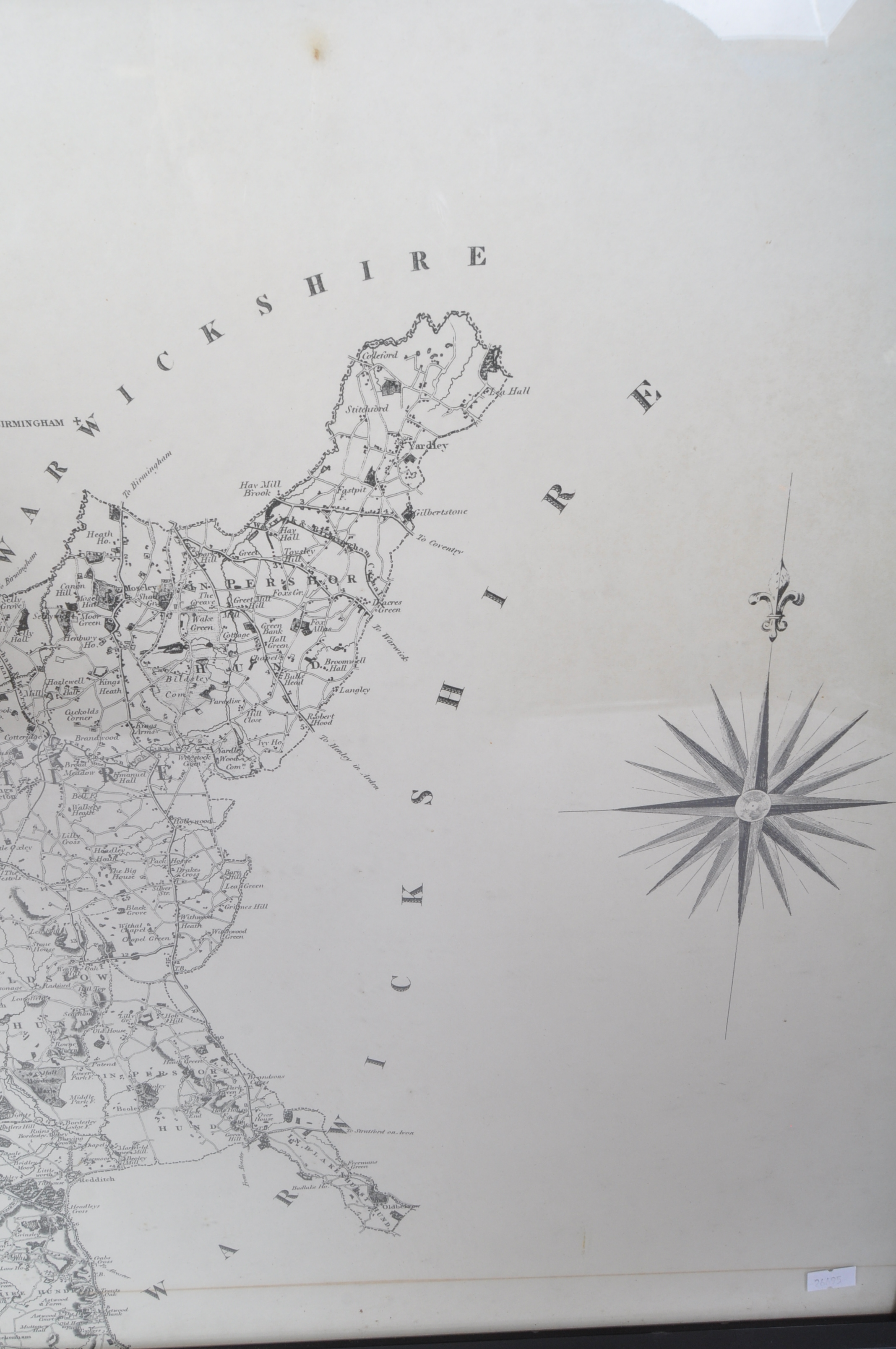 VINTAGE 20TH CENTURY ORDINANCE SURVEY MAP WORCESTER - Bild 5 aus 6