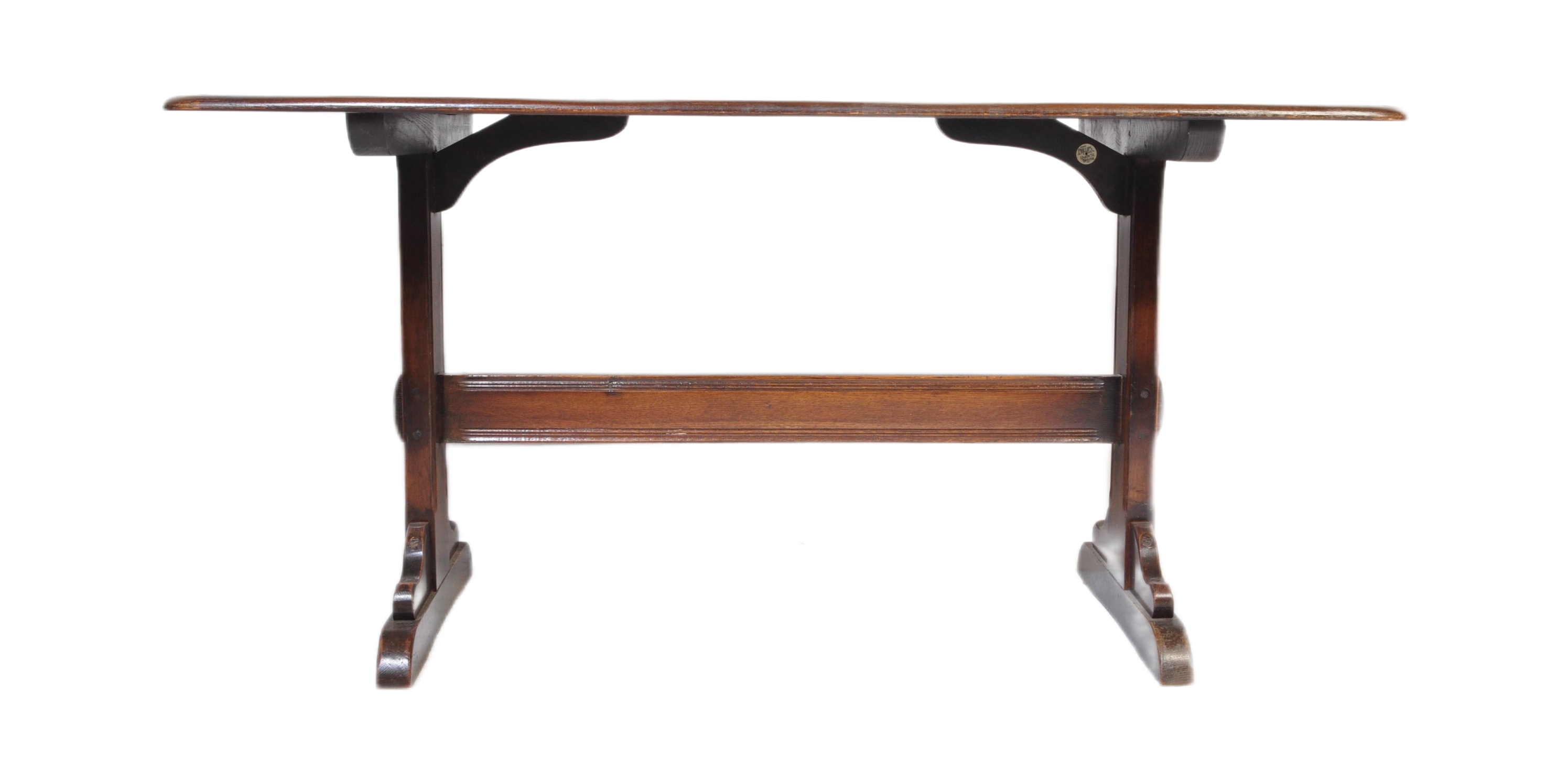 LUCIAN ERCOLANI FOR ERCOL - BEECH AND ELM DINING TABLE