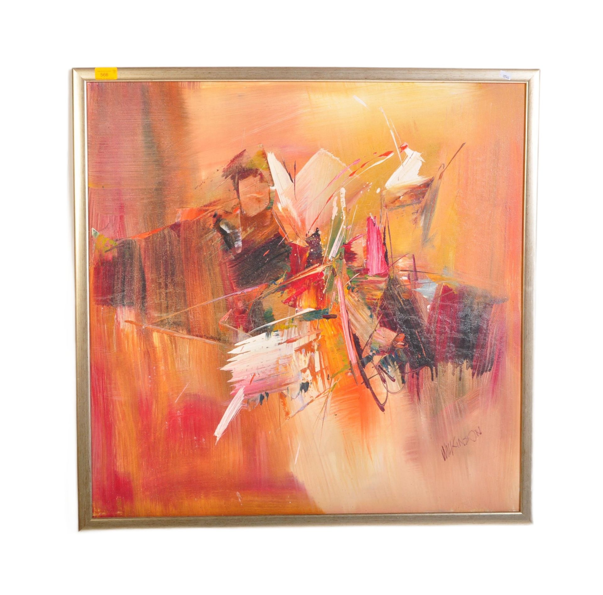CONTEMPORARY ACRYLIC ABSTRACT PAINTING - WILKINSON