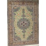 20TH CENTURY CENTRAL PERSIAN ISLAMIC KASHAN FLOOR RUG