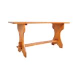 20TH CENTRUY ELM REFECTORY DINING TABLE