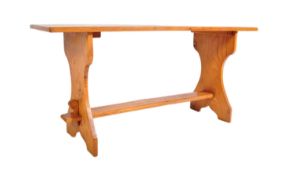 20TH CENTRUY ELM REFECTORY DINING TABLE