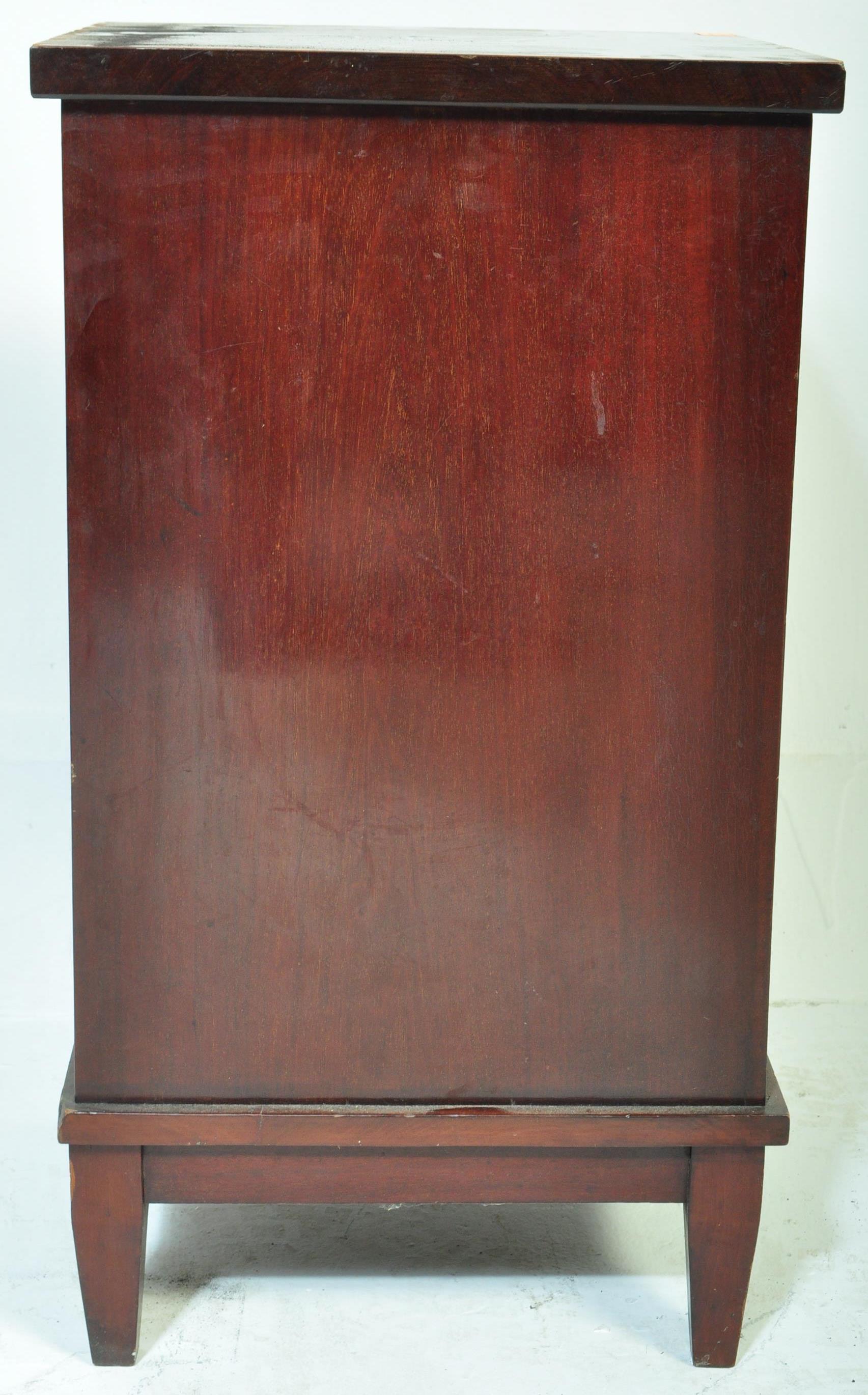 EDWARDIAN MAHOGANY LINE INLAID PEDESTAL COAL PURDONIUM - Bild 5 aus 5