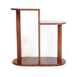 EARLY 20TH CENTURY ART DECO SOLID MAHOGANY PLANT STAND