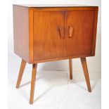 1930'S ART DECO WALNUT RECORD PLAYER CABINET CUPBOARD