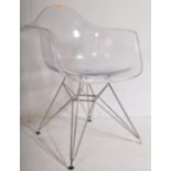 CHARLES & RAY EAMES FOR VITRA - DAR FORMED PLASTIC ARMCHAIR