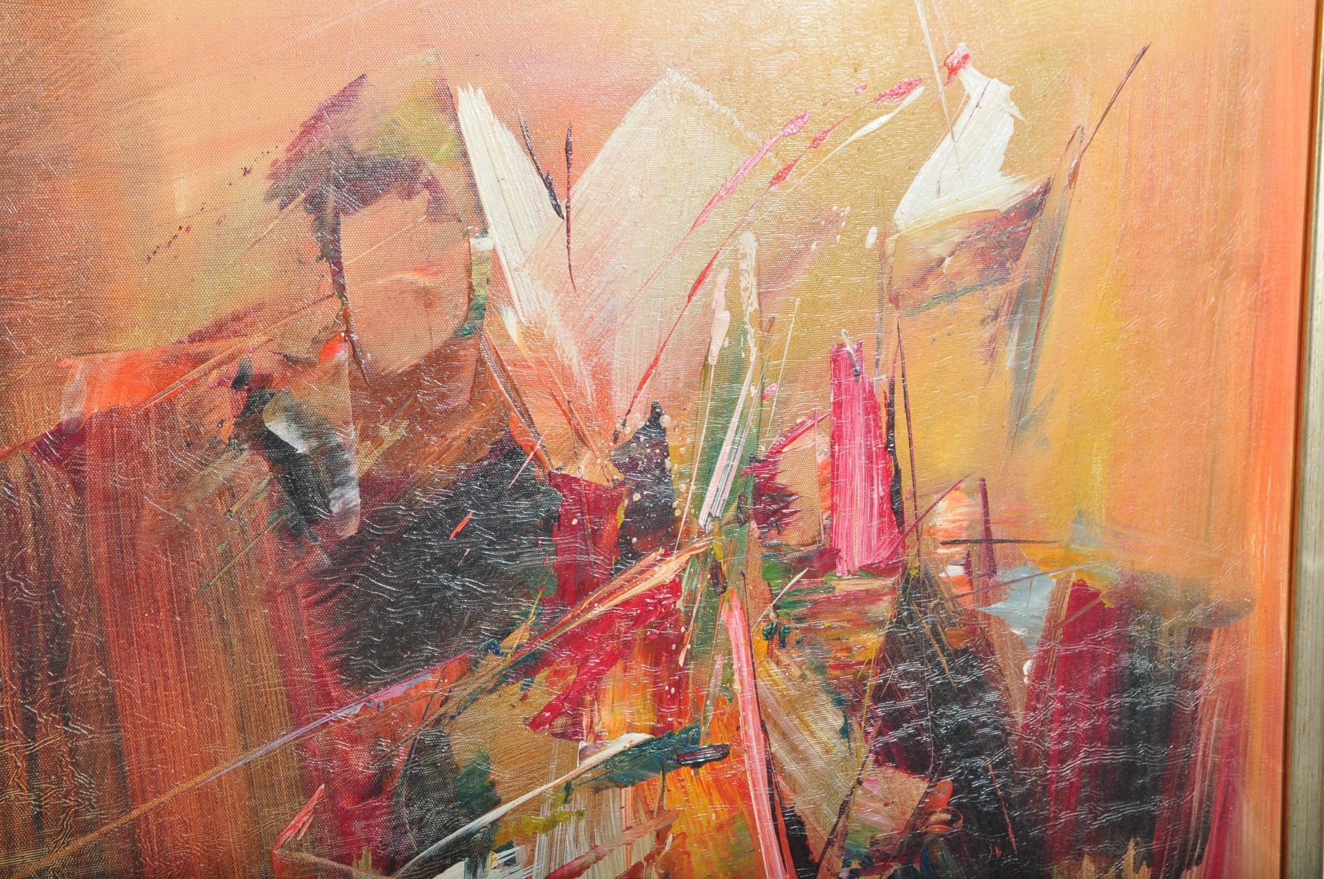 CONTEMPORARY ACRYLIC ABSTRACT PAINTING - WILKINSON - Image 3 of 5