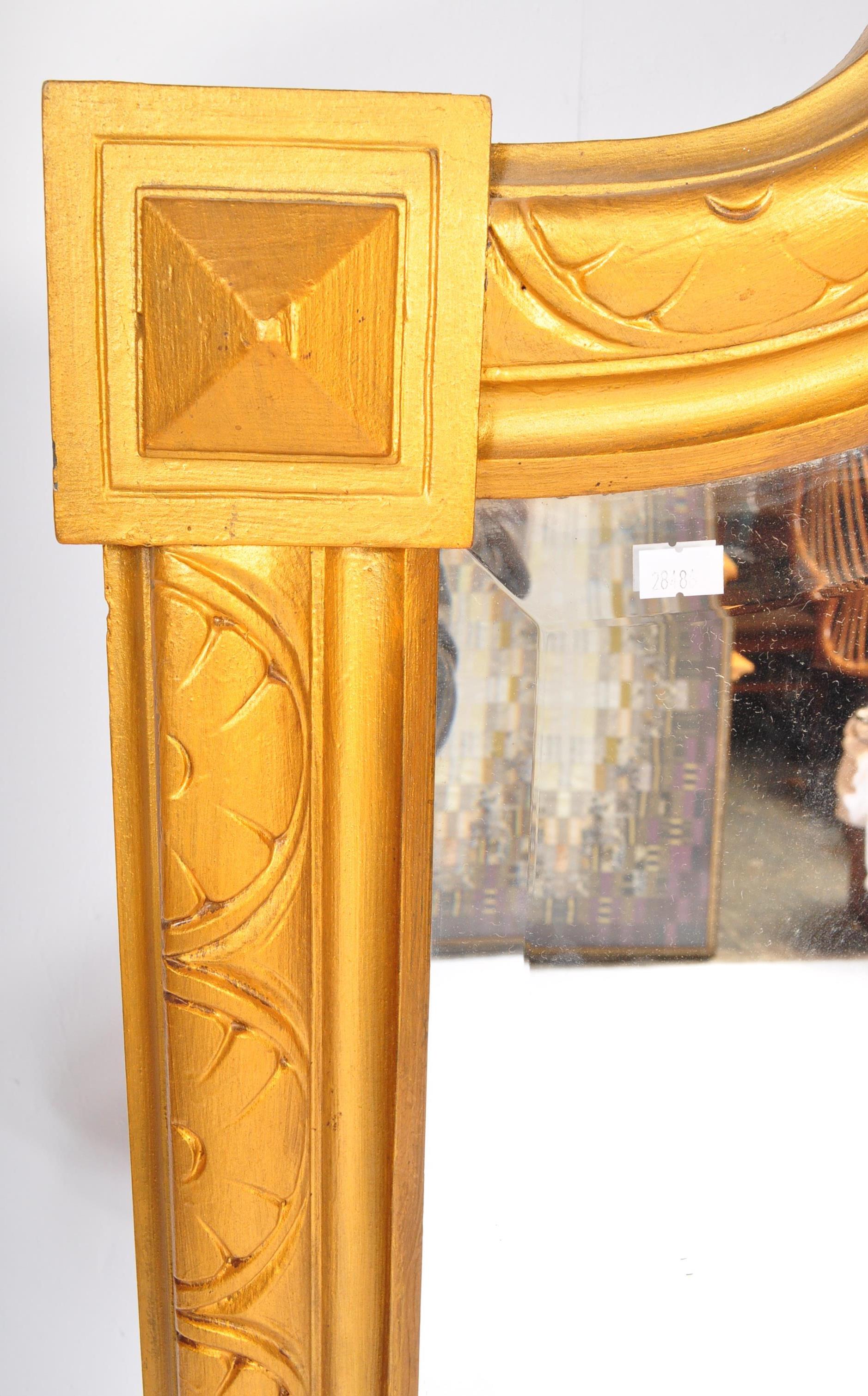 CIRCA 1920S GILT WOODEN BEVELLED EDGE MIRROR - Bild 4 aus 5