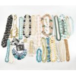 LARGE COLLECTION OF COSTUME JEWELLERY NECKLACES