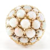 VINTAGE GOLD & OPAL BOMBE RING