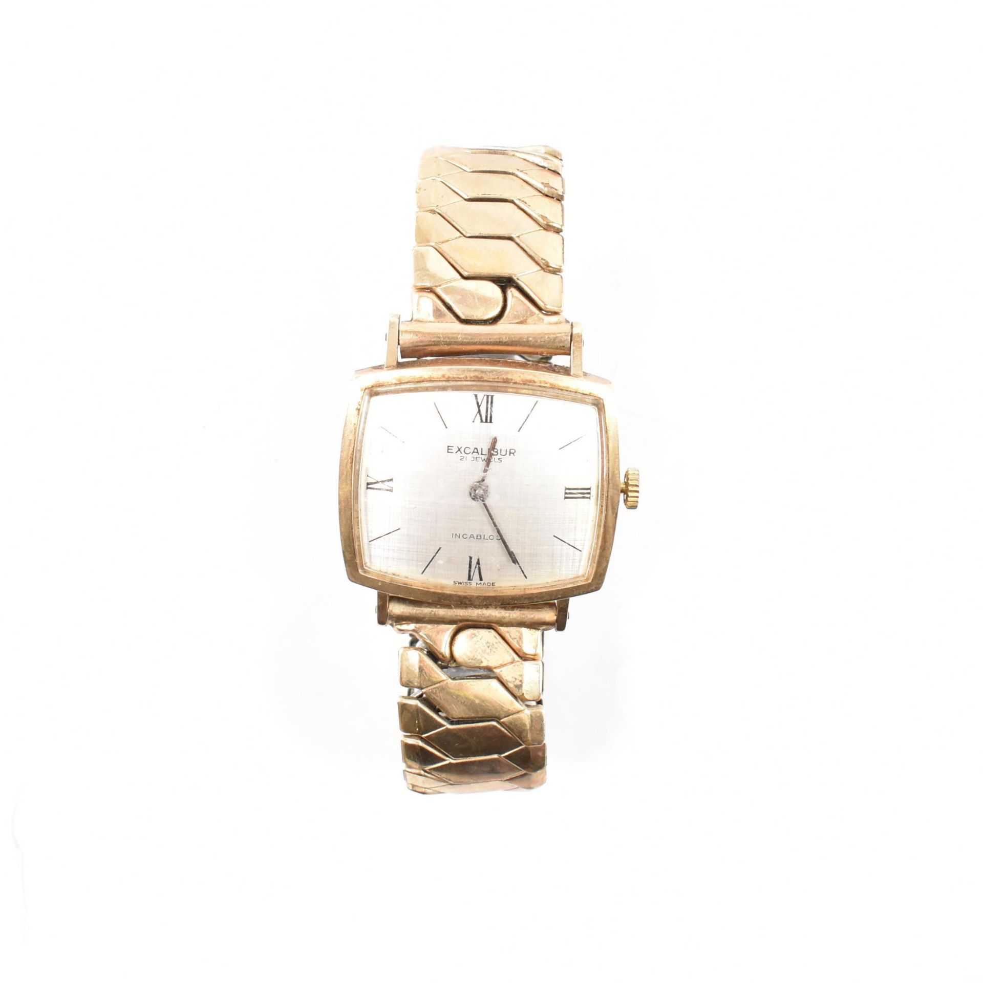 EXCALIBUR 9CT GOLD WRIST WATCH - Image 2 of 5