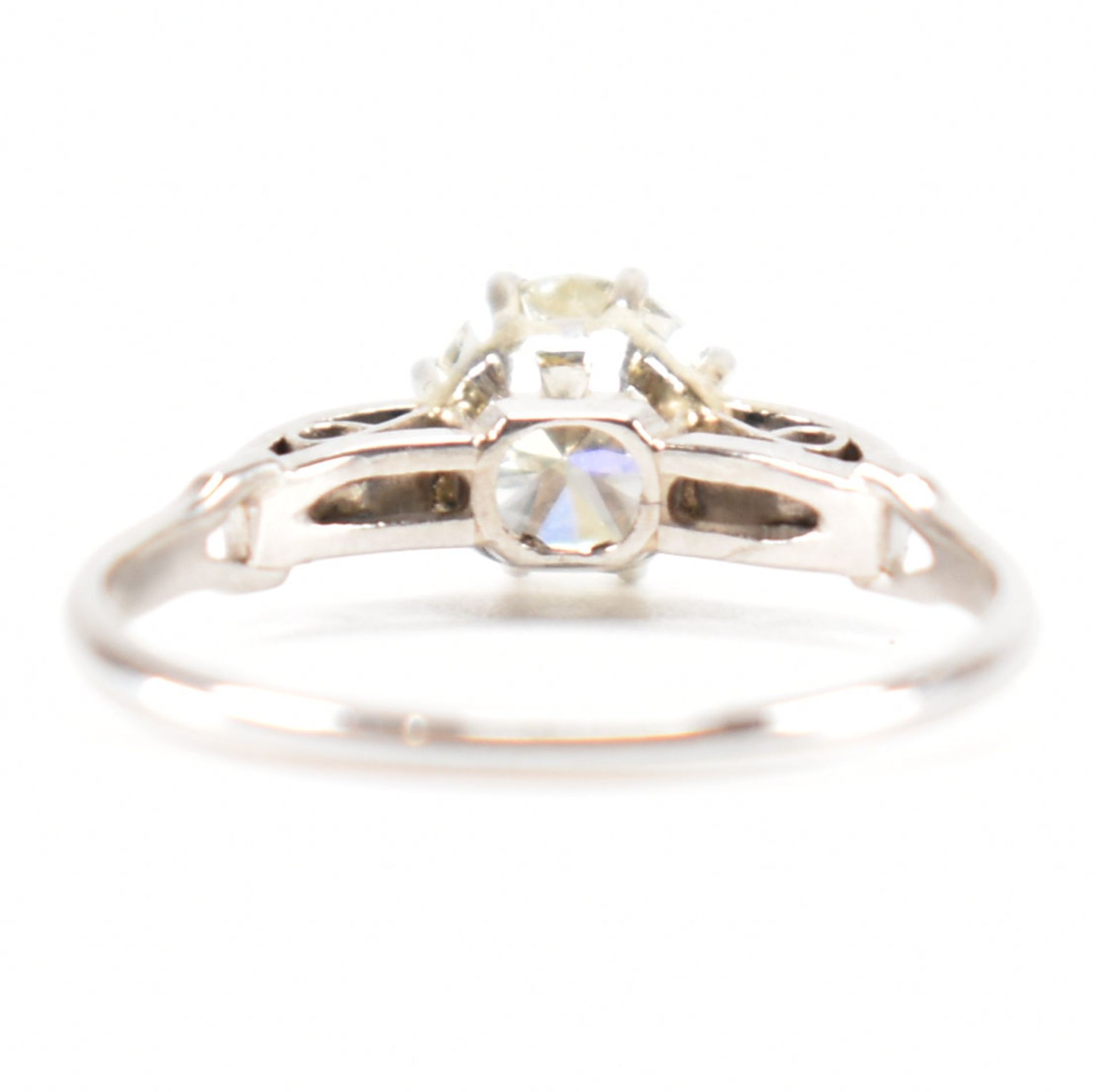 EDWARDIAN PLATINUM & DIAMOND RING - Image 3 of 8