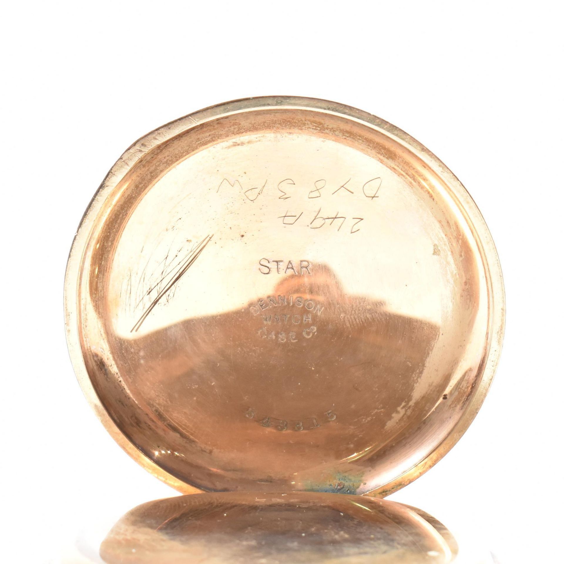 WALTHAM GOLD PLATED HALF HUNTER POCKET WATCH - Image 5 of 7