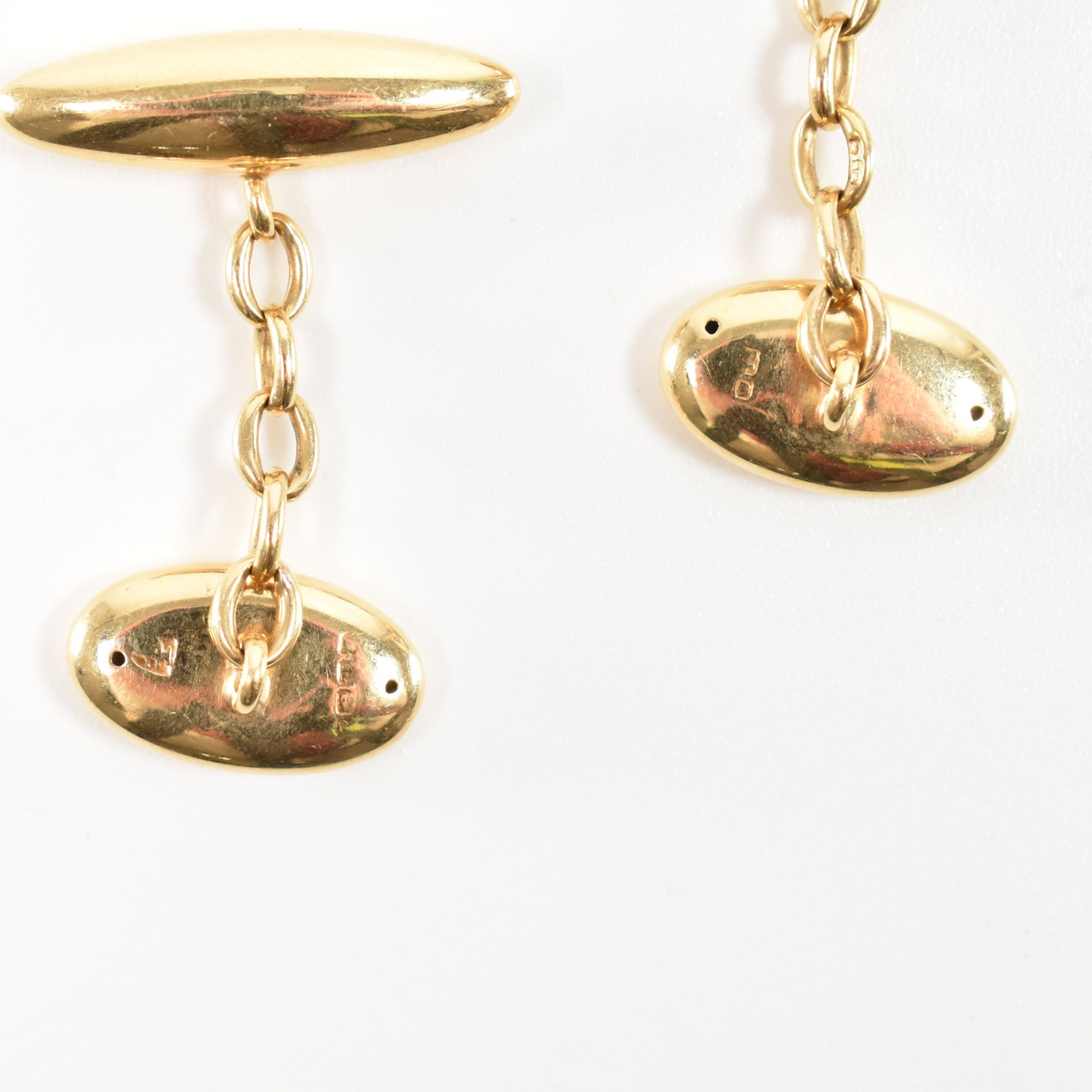 HALLMARKED 18CT GOLD CUFFLINKS - Image 3 of 5