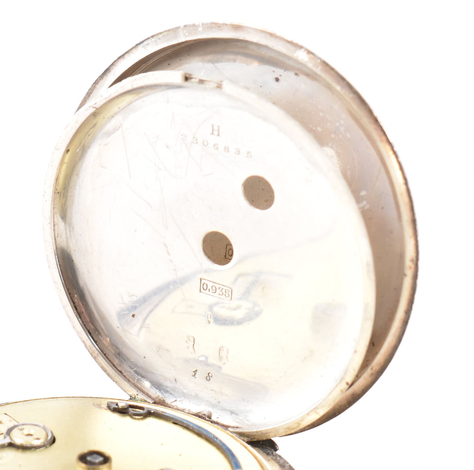 TWO HALLMARKED SILVER POCKET WATCHES - Image 6 of 7