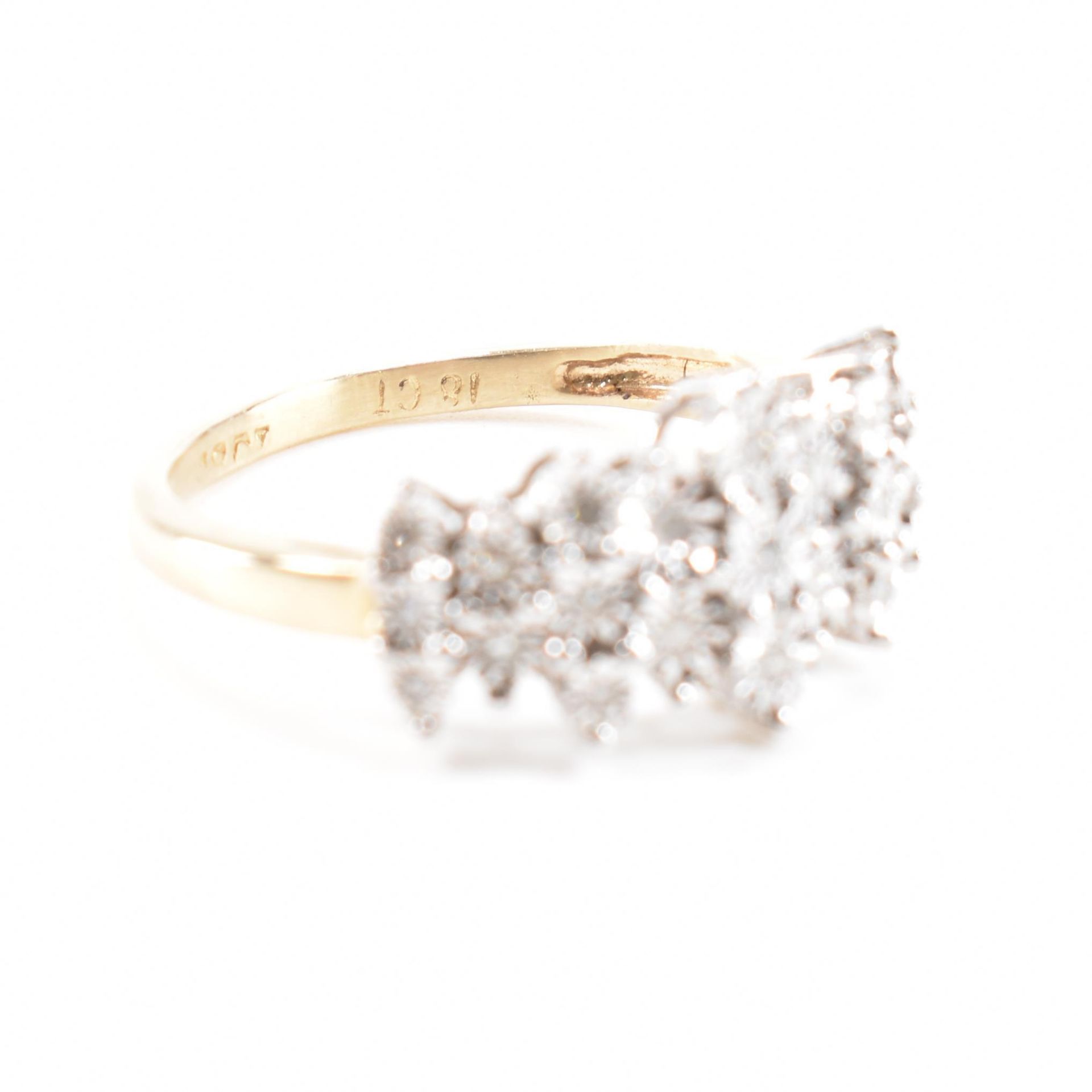 GOLD & DIAMOND CLUSTER RING - Bild 7 aus 9