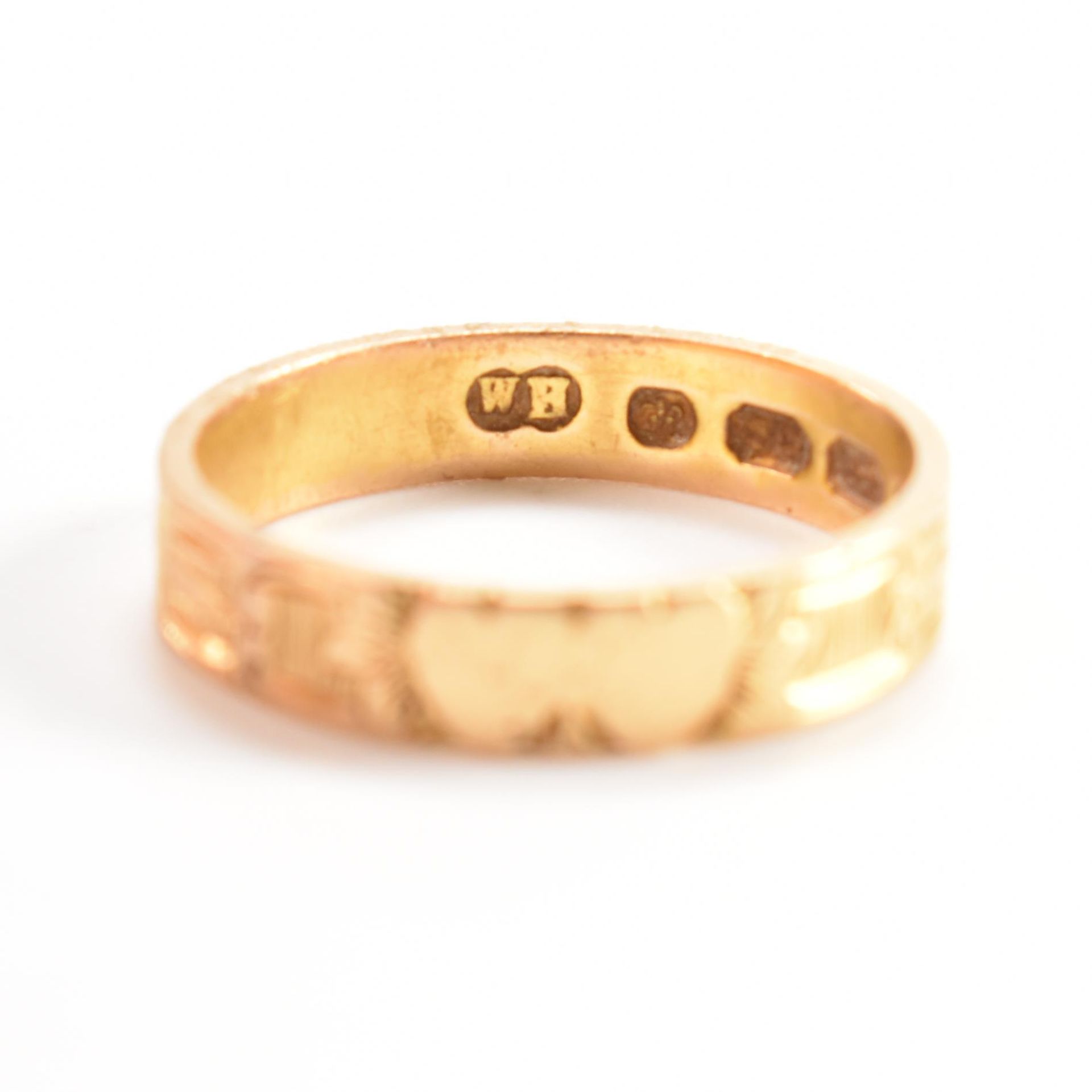 HALLMARKED 18CT GOLD TWIN HEART RING - Image 5 of 7