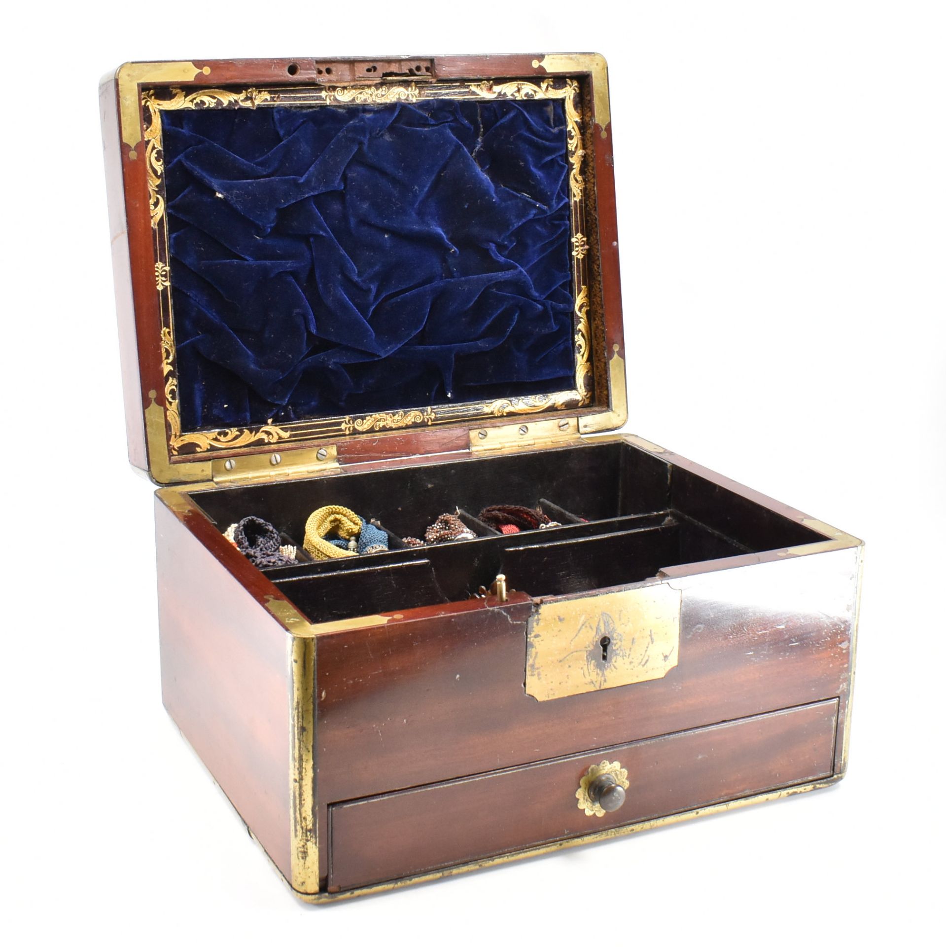 COLLECTION OF ASSORTED ANTIQUE & LATER JEWELLERY WITH BOX - Image 12 of 13